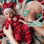 Sunny 17" Reborn Baby Doll with Christmas Outfit