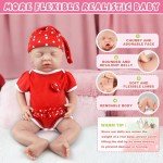 IVITA 16" Realistic Sleeping Silicone Reborn Doll