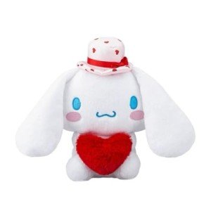 Adorable Pink and White Cat Plush Doll