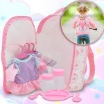 Soft Body Baby Doll with Backpack Carrier