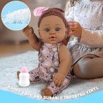 SmilessKiddo 12" Black Baby Doll with Outfits