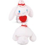 Adorable Pink and White Cat Plush Doll