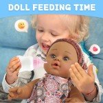 SmilessKiddo 12" Black Baby Doll with Outfits