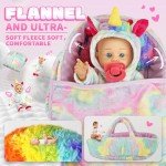 12" Unicorn Theme Baby Doll Set with Accessories