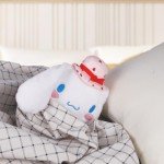 Adorable Pink and White Cat Plush Doll