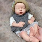 20-Inch Realistic Sleeping Silicone Reborn Doll Girl