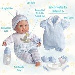 15" Realistic Soft Body Reborn Baby Doll Gift Set