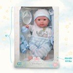 15" Realistic Soft Body Reborn Baby Doll Gift Set