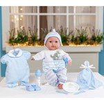 15" Realistic Soft Body Reborn Baby Doll Gift Set