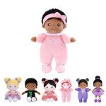 Soft Black Baby Doll - 10" Cuddle Buddy Toy