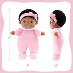 Soft Black Baby Doll - 10" Cuddle Buddy Toy