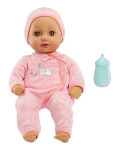 Ava Soft-Bodied Realistic Baby Doll with Bottle