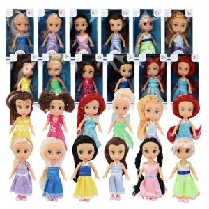12 Pack Little Royal Princess Toddler Dolls