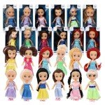 12 Pack Little Royal Princess Toddler Dolls