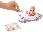 Unicorn-Themed Barbie Chelsea Doll and Car Set