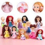 12 Pack Little Royal Princess Toddler Dolls