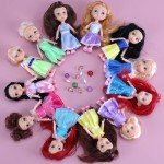 12 Pack Little Royal Princess Toddler Dolls
