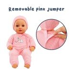 Ava Soft-Bodied Realistic Baby Doll with Bottle