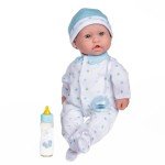 16-Inch Blue Washable Soft Body Boy Doll