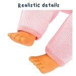 Ava Soft-Bodied Realistic Baby Doll with Bottle