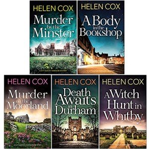 The Kitt Hartley Yorkshire Mysteries Series 5 Books Collection Set By Helen Cox (Murder by the Minster, A Body in the Bookshop, Murder on the Moorland, Death Awaits in Durham, A Witch Hunt in Whitby)