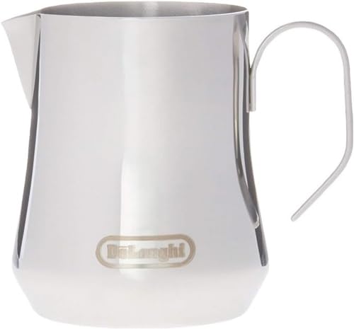 De'Longhi 350ml Milk Pitcher, Stainless Steel