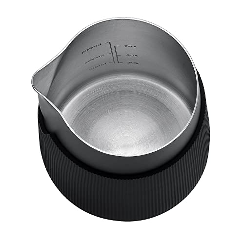 Normcore Handleless Milk Frothing Pitcher - Black 450ml