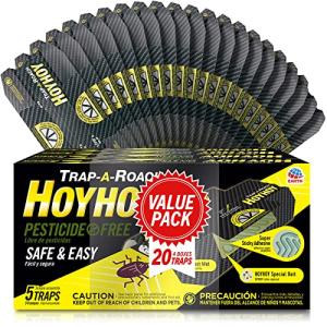 Baited Glue Traps for Roaches - 20 Pack