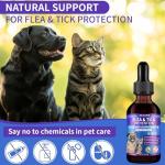 Natural Flea and Tick Drops for Pets