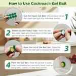36 Pack Cockroach Gel Bait - Fast Acting Solution