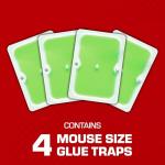 Tomcat Super Hold Glue Traps for Pests, 4 Pack