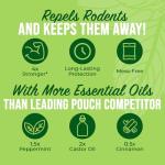 Natural Mint Mouse Repellent Pouches - 12 Count