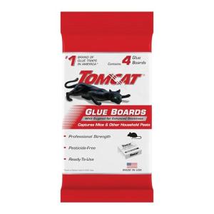 Tomcat Glue Boards for Mice and Insects - 4 Pack