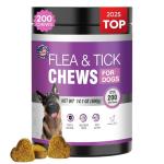 Natural Chewable Flea and Tick Treatment for Dogs