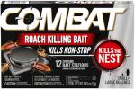 Roach Bait Stations for Big and Small Roaches, 12 Count