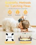 2 Pack Indoor Flea Traps with Bulbs and Discs