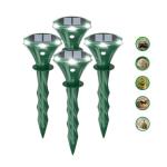 Solar Ultrasonic Mole Repellent Stakes - 4 Pack