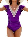 Tummy Control One-Piece Swimsuit for Women
