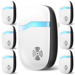 Ultrasonic Pest Repeller Plug-In Device 6 Pack