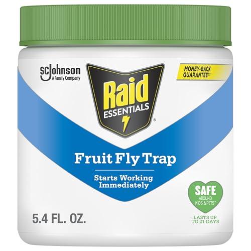 Raid Fruit Fly Trap, Safe for Kids and Pets