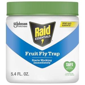 Raid Fruit Fly Trap, Safe for Kids and Pets