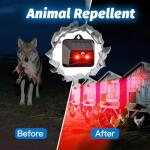 Solar Animal Repeller - 4 Pack, Outdoor Deterrent