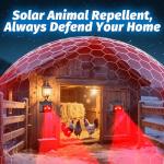 Solar Animal Repeller - 4 Pack, Outdoor Deterrent