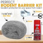 Rodent Barrier Kit with Steel Wool and Foam