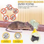 Rodent Barrier Kit with Steel Wool and Foam