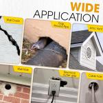 Rodent Barrier Kit with Steel Wool and Foam