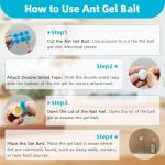32 Pack Ant Killer Gel Bait for Home Use