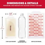 Catchmaster Pro Strength Mouse and Insect Glue Boards, 75-Pack Mouse Traps Indoor for Home, Sticky Pest Control Adhesive for Catching Bugs, Small Mice & Rodents, Non Toxic Bulk Glue Traps