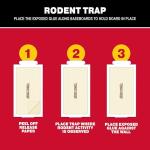 Catchmaster Pro Strength Mouse and Insect Glue Boards, 75-Pack Mouse Traps Indoor for Home, Sticky Pest Control Adhesive for Catching Bugs, Small Mice & Rodents, Non Toxic Bulk Glue Traps