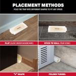 Catchmaster Pro Strength Mouse and Insect Glue Boards, 75-Pack Mouse Traps Indoor for Home, Sticky Pest Control Adhesive for Catching Bugs, Small Mice & Rodents, Non Toxic Bulk Glue Traps